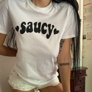 NASTY GAL SAUCY RELAXED TEE 💘